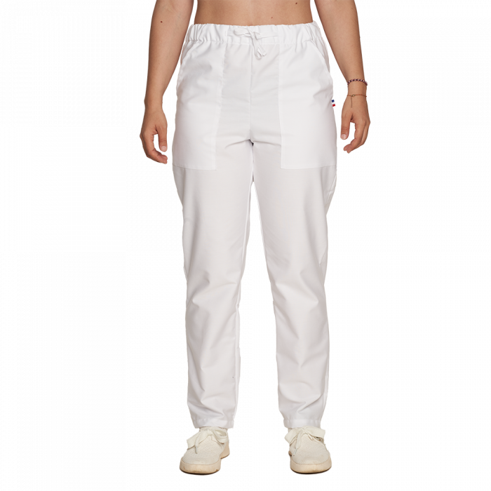 pantalon blanc femme