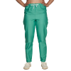 pantalon femme vert d'eau