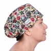 Calot couvrant tête de mort et roses Mortelle romance style tatouage porté par une femme – ChrysVal